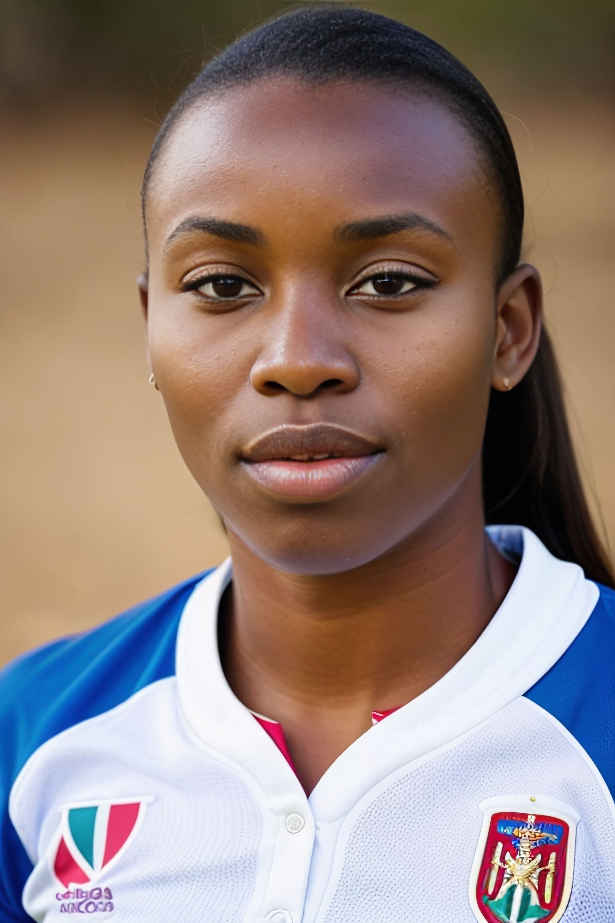 Portrait generated with Stable Diffusion.